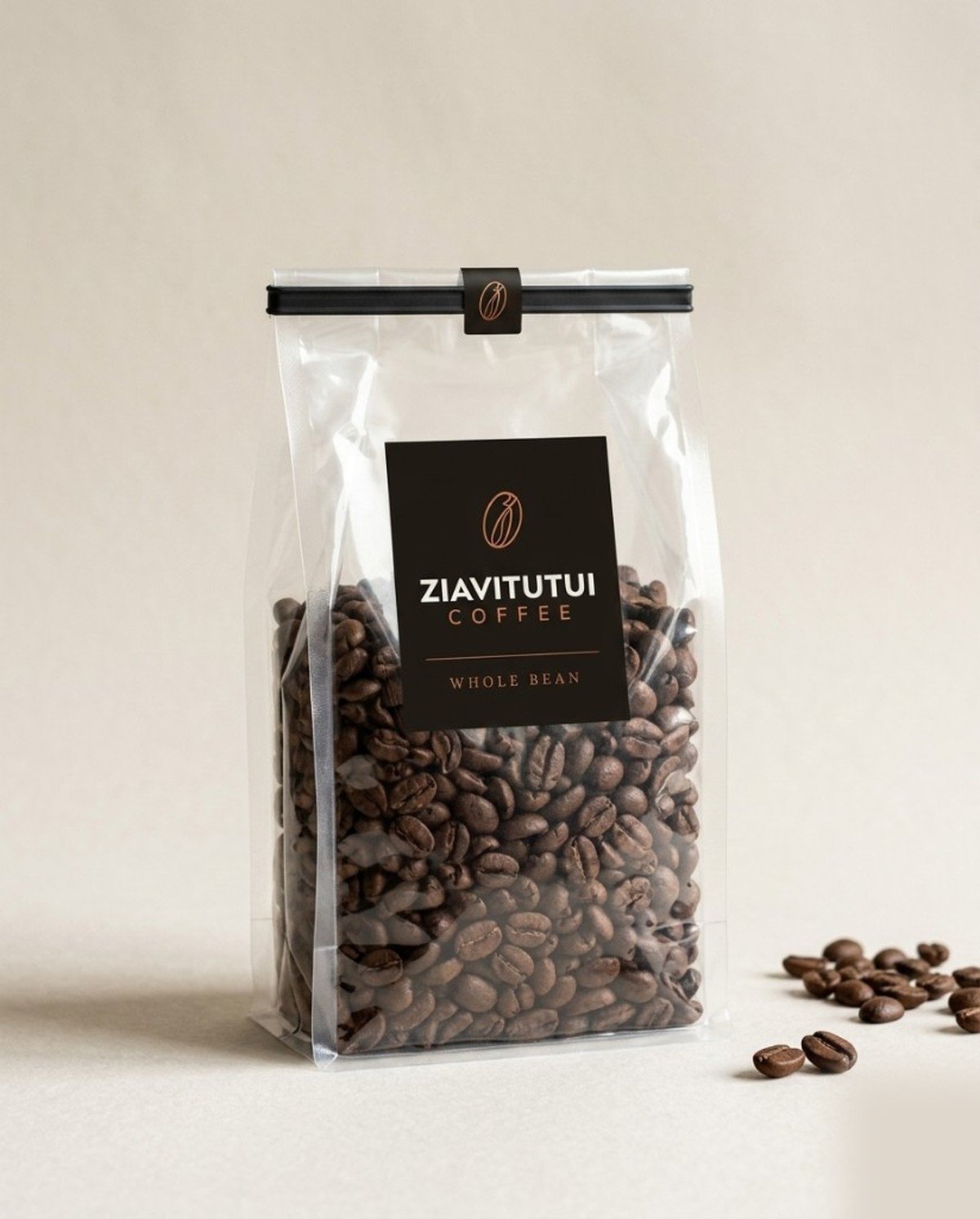 Whole bean coffee, light roast